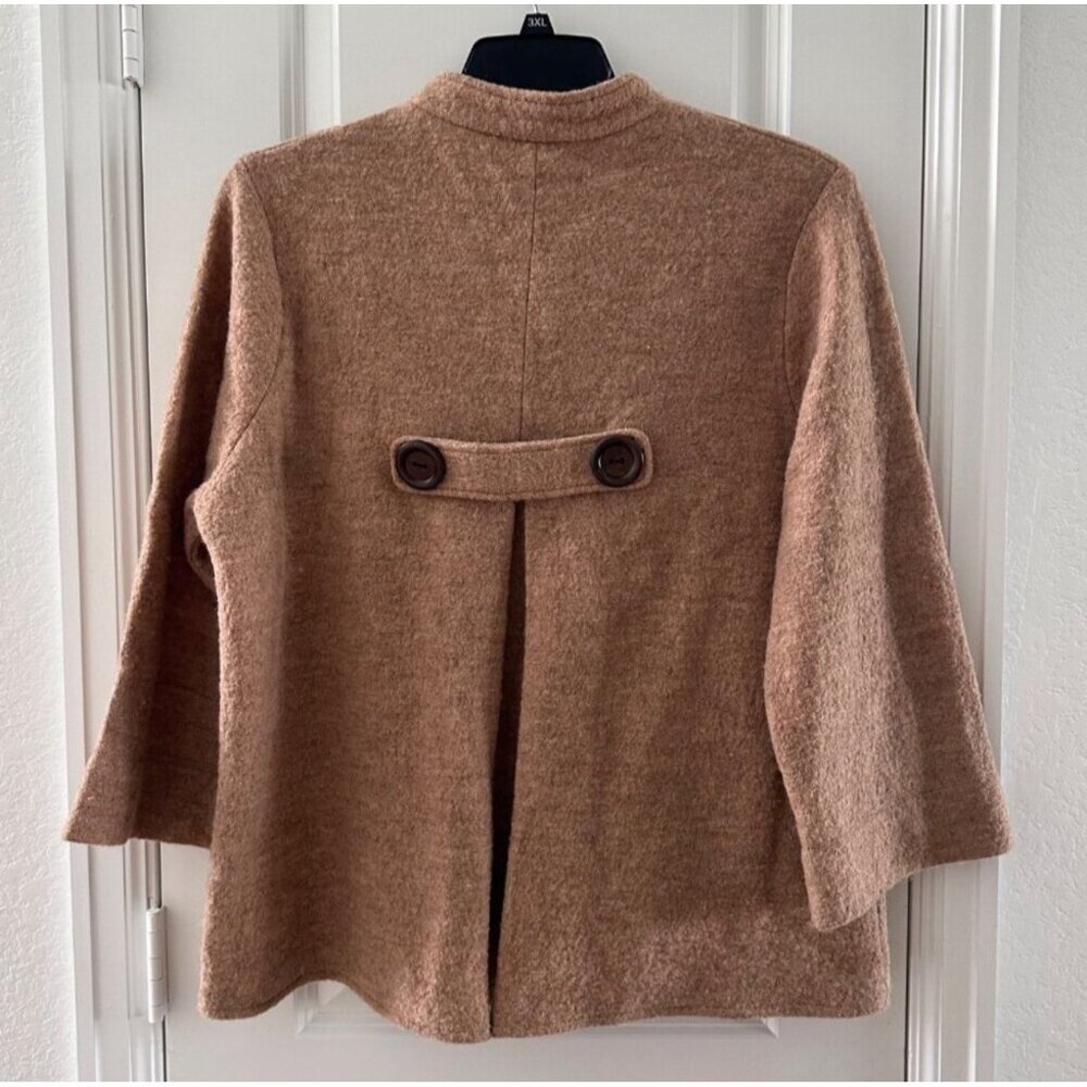 Ruby Rd. Womens Medium Wool Coat With Button Closure - Picture 3 of 11